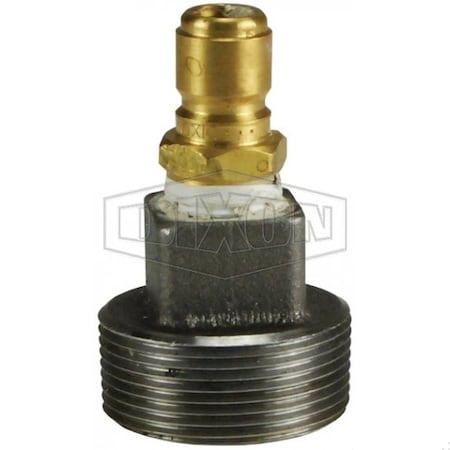 Dixon Cam and Groove Test Plug, 1-1/2 in, MNPT, Iron/Steel 150TP